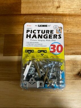 PIC GENIE Picture Hangers - 30 lb Pack
